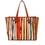 Bolso Marcella rayas naranja grande
